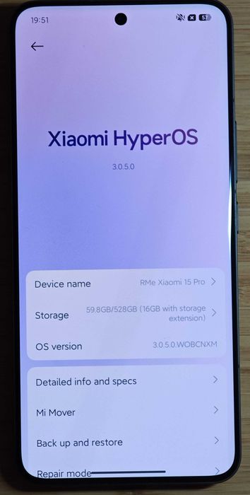Xiaomi 15 Pro HyperOS 3 (Android 16) Versão CN em inglês