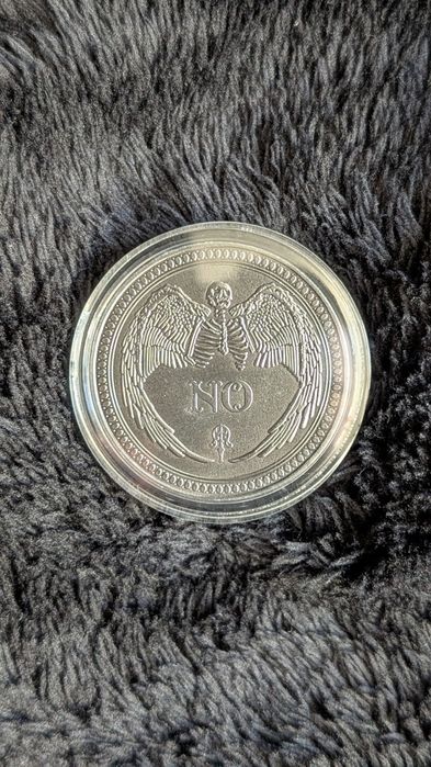 Железная монета в кейсе Yes No для принятия важных решений да нет