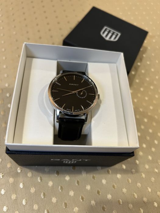 Relogio classico preto Gant