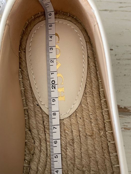 COACH Camilla Leather Espadrille. Роскошные эспадрильи кожа р 39,5