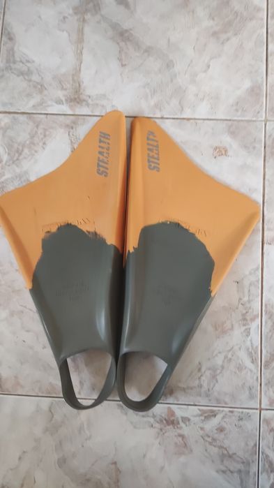 Prancha de bodyboard MANTA+ Pés de pato STEALH+saco de transporte