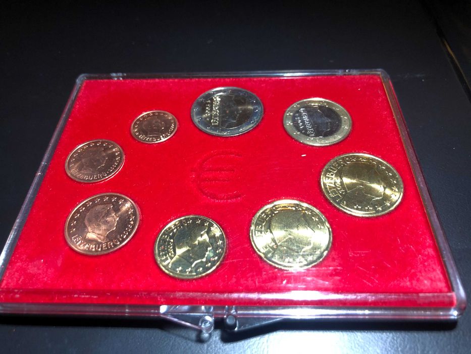 Set Anual Euros Luxemburgo 2006 UNC com Estojo