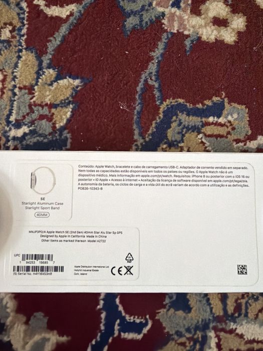 Apple watch SE segunda geração 40 mm