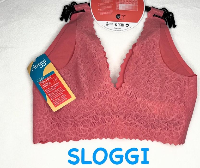 Sloggi Zero Feel Lace топ. Мʼякий бюстгальтер без кісточок