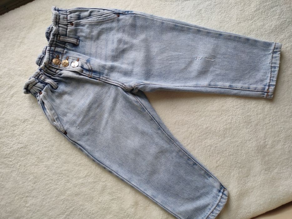 Джинси і футболка ZARA для дівчинки 86-92 см(1.5-2 роки)