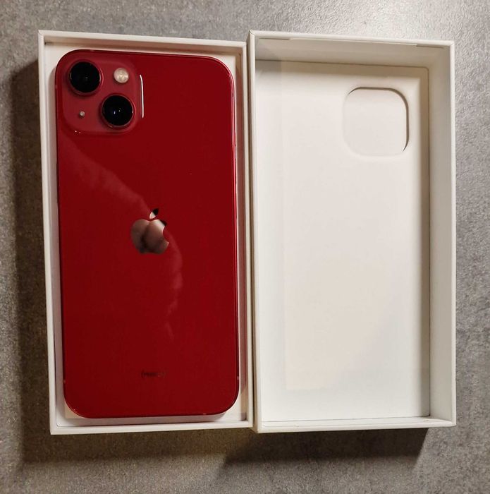iPhone 13 czerwony, 128GB, stan idealny, kompletny zestaw,