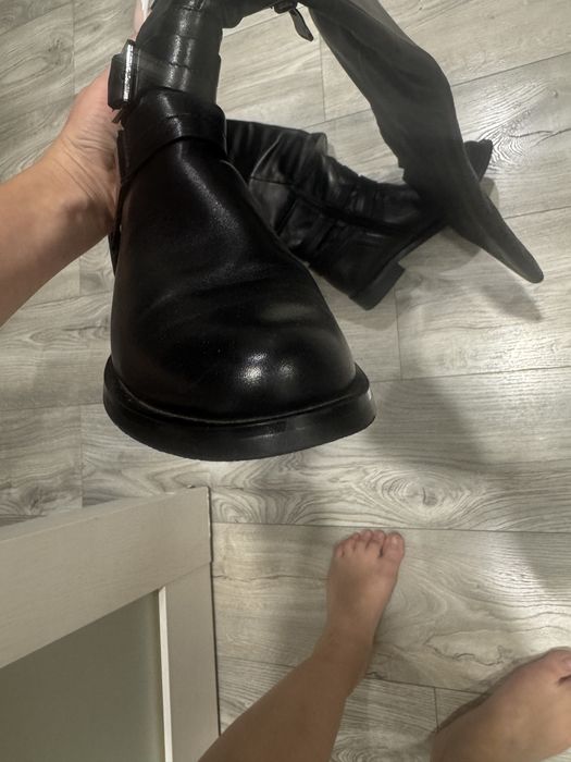 Ботфорди шкіряні