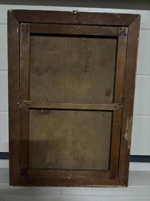 Olej na płótnie antyk