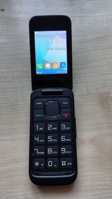 Telefon z klapką czarny Alcatel 2053x