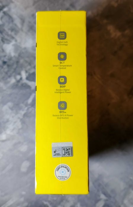 Baseus GaN 240W потужна 5-портова зарядна станція ноутбуків смартфонів