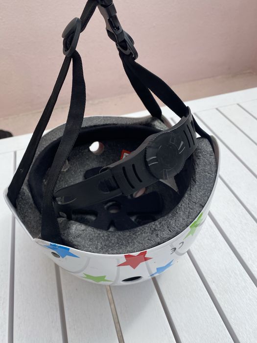 Caparece de bicicleta para crianca