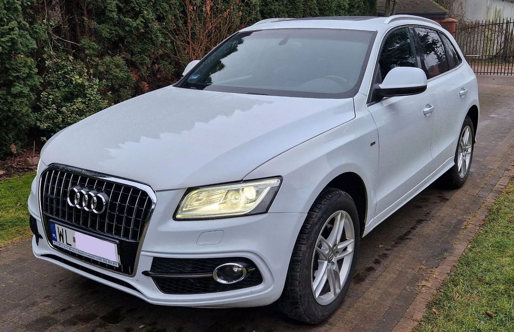 Audi Q5 2015 260KM 2.0TFSI Quattro USA skóra hak opony panorama bagażnik