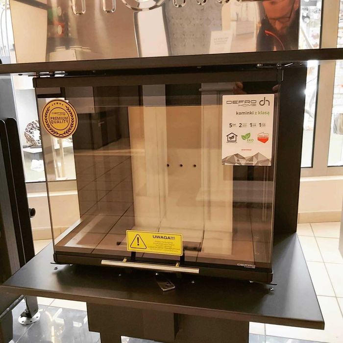 Wkład kominkowy trzyszybowy z gilotyną DEFRO INTRA XSM CG + blenda