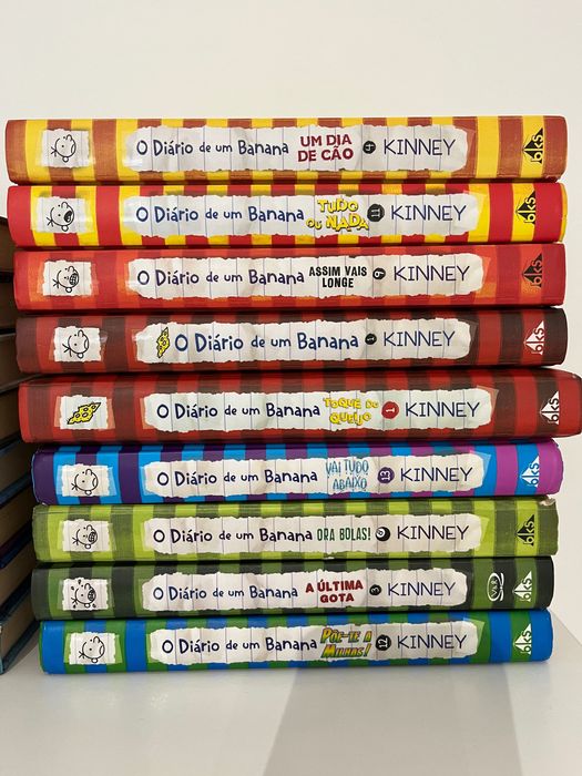 Livros Diário de um Banana. Zona Sintra. Não envio por correio.