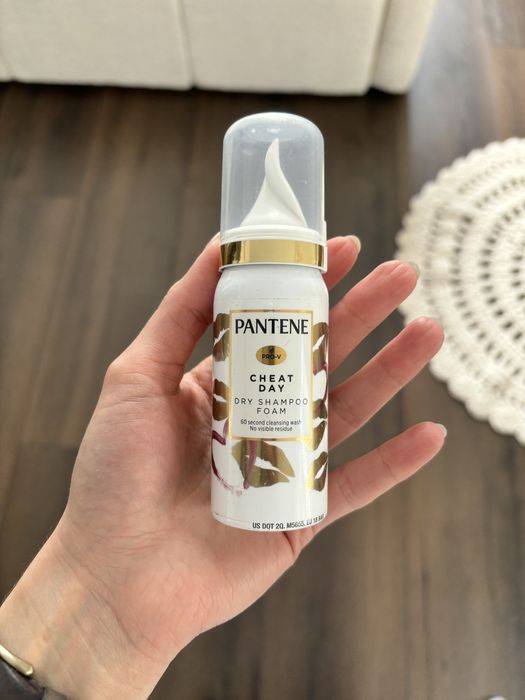 Cheat day travel mini pantene pro-v dry shampoo foam suchy szampon