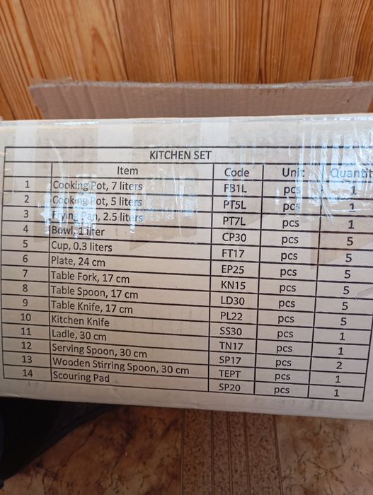 Набор посуды нержавейка