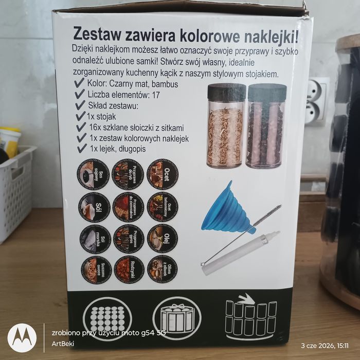 Stojak na przyprawy - przyprawnik