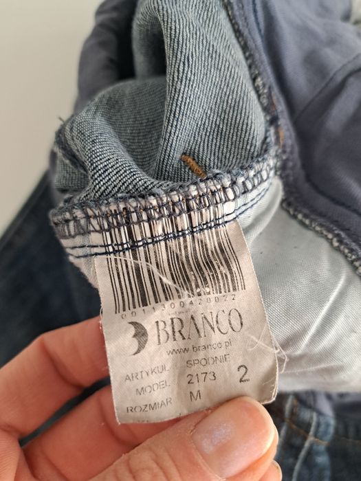 Jeansy ciążowe branco 38 M spodnie
