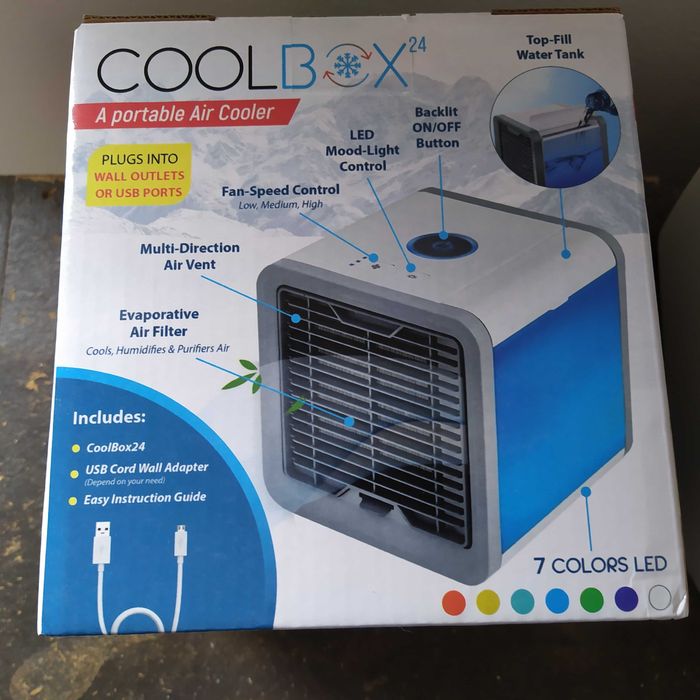 Aparelho novo para dar ar frio com cabo usb