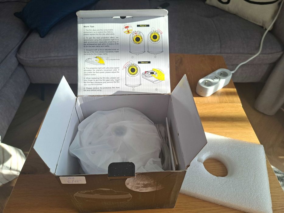 Projektor gwiazd LED galaxy planetarium nocne niebo