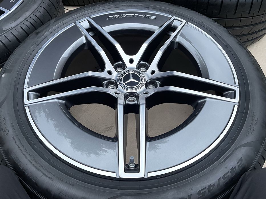 Диски Mercedes R19 AMG E klasse W214 різноширокі з літніми шинами