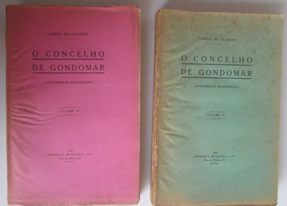 Monografia do Concelho de Gondomar, de Camilo de Oliveira