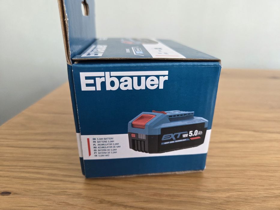 Akumulator bateria ERBAUER 18V 5.0Ah nowa generacja
