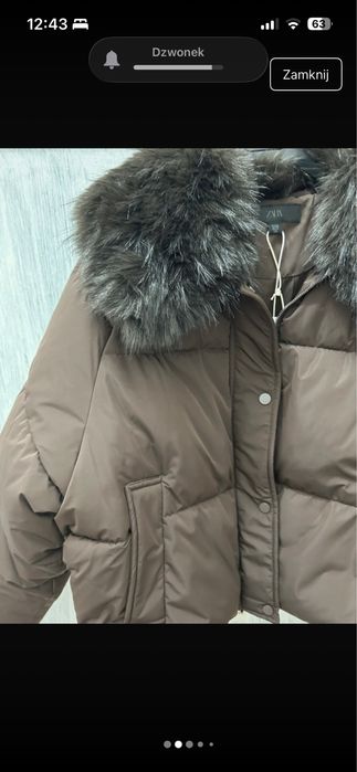 Kurtka damska czekoladowa