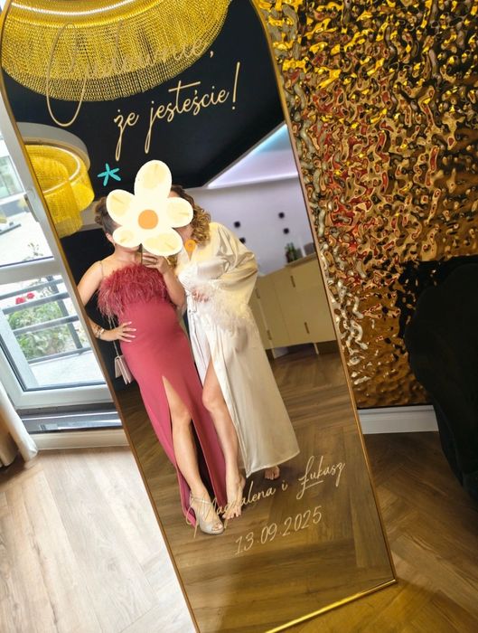 Różowa sukienka Fausta w rozmiarze L LOU