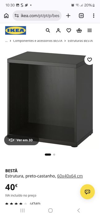 Estrutura besta IKEA