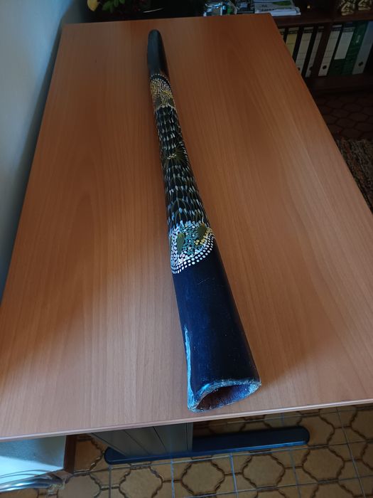 Didgeridoo, adquirido em Darwin na Austrália