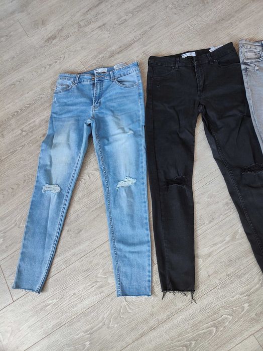 Spodnie damskie Jeans Denim roz.40 czarne