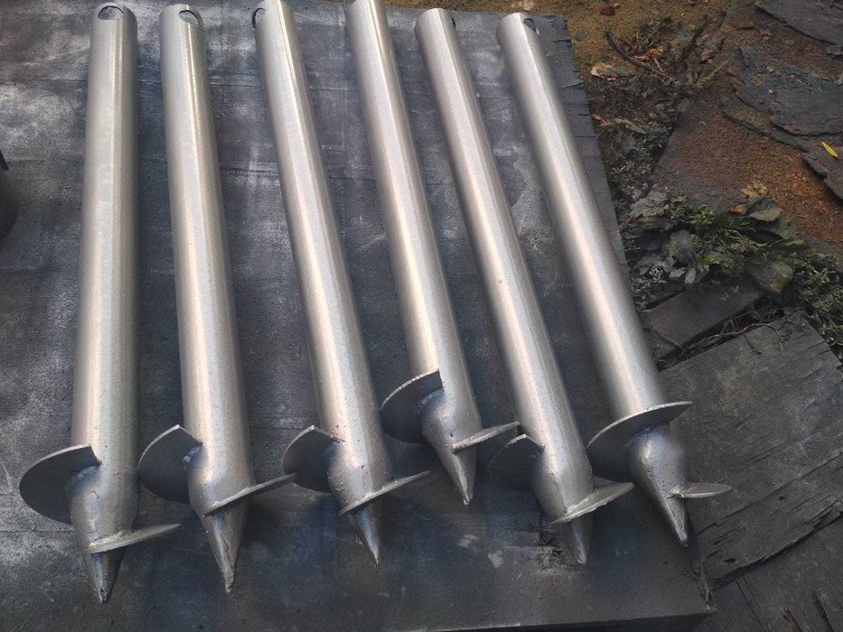 Одновіткова паля, сваи, геошуруп, многовитковая свая, палі