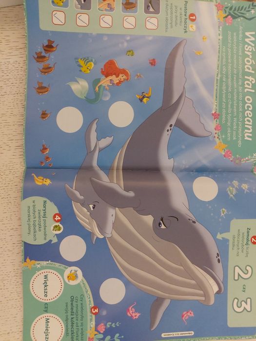 Puzzle-Kolory wodna kolorowanka zestaw 3+