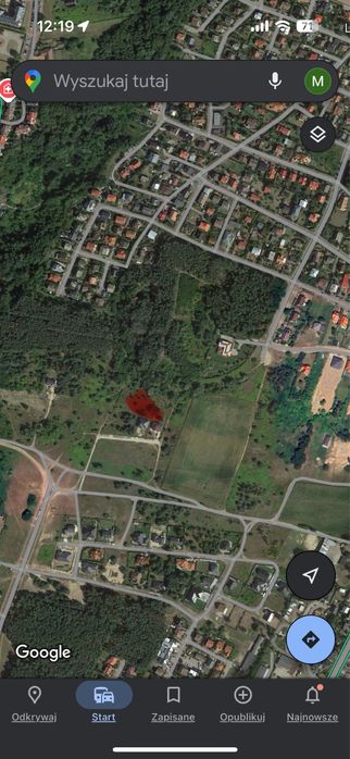 Dzialka budowlana z WZ 1060 m² Płock ul. Morelowa - Widok 3