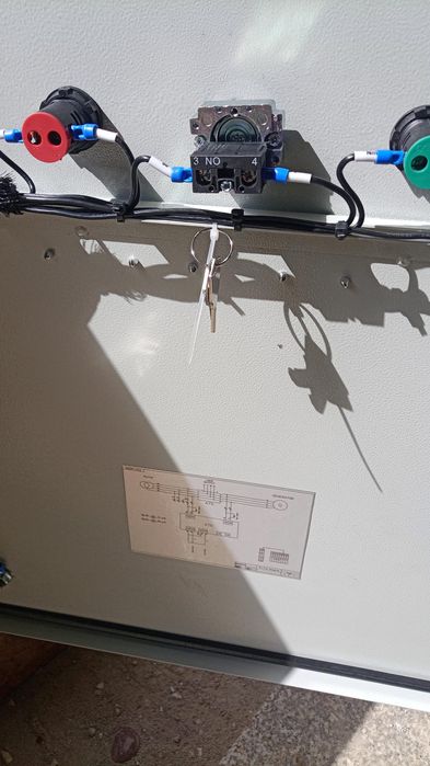 Quadro ATS p/geradores 1500rpm 100A trifásico refª ATS1-100A