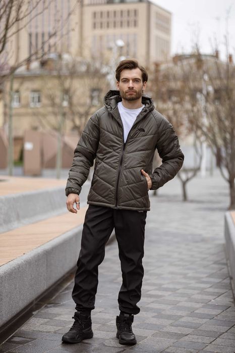 Куртка чоловіча TNF хакі (на осінь)