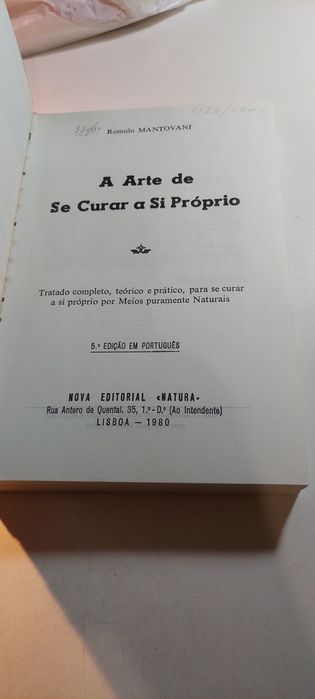 A Arte de se Curar a Si Próprio - Romolo Mantovani