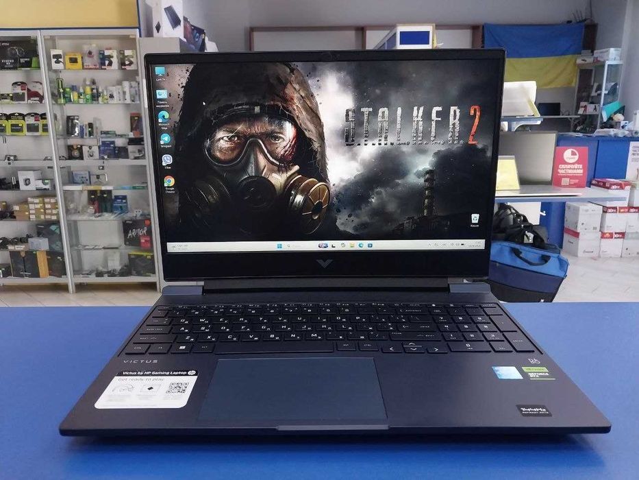 ТОП для ІГОР | Ноутбук HP Victus 15-fa1093dx (RTX3050 - 6Gb, 24р. стан ІДЕАЛ.) + ПОДАРУНОК!
