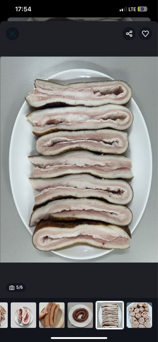 Генеральське сало / підчеревина / сало солене