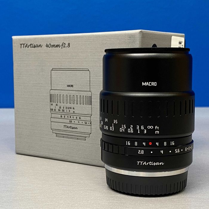 TTArtisan 40mm f/2.8 Macro | Fujifilm | NOVA | 3 ANOS DE GARANTIA