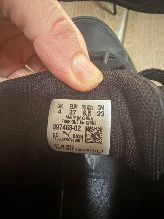 Осінні ботінки, кросівки, черевики Puma 37р демосезонні