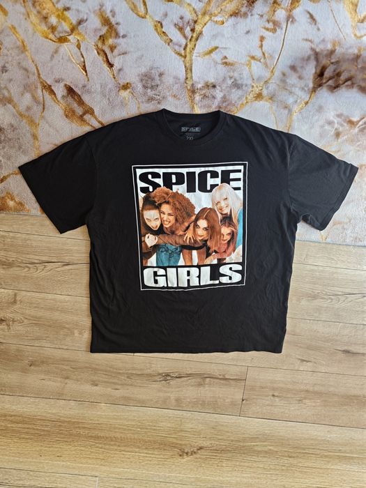Kultowa koszulka Spice Girls Y2K Band Tee Oversize 2XL