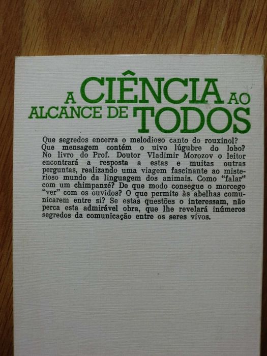 A Linguagem dos Animais de V. P. Morozov