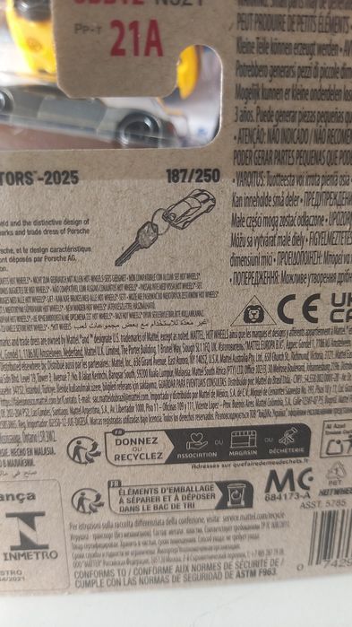 Porsche 911 carrera clip (porta chaves)