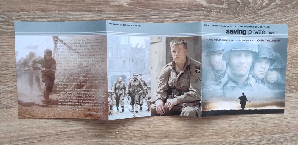 John Williams Saving Private szeregowiec Ryan CD Japan OBI Unikat