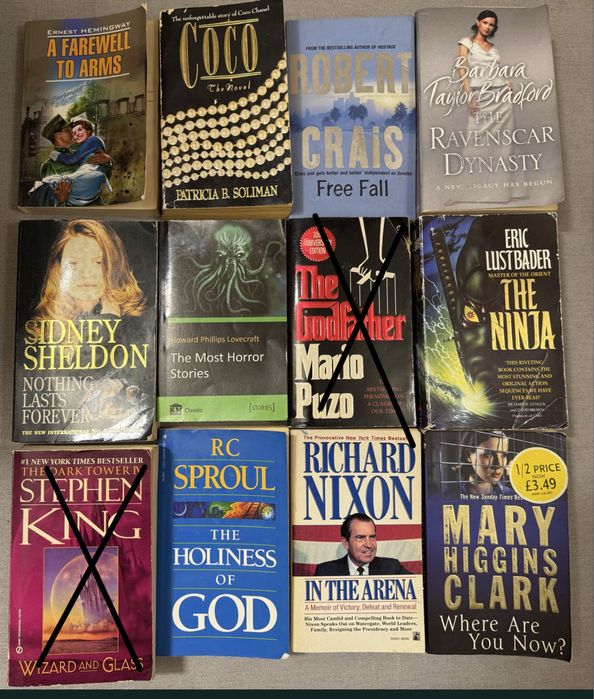 Комплект книг англійською, німецькою і ін