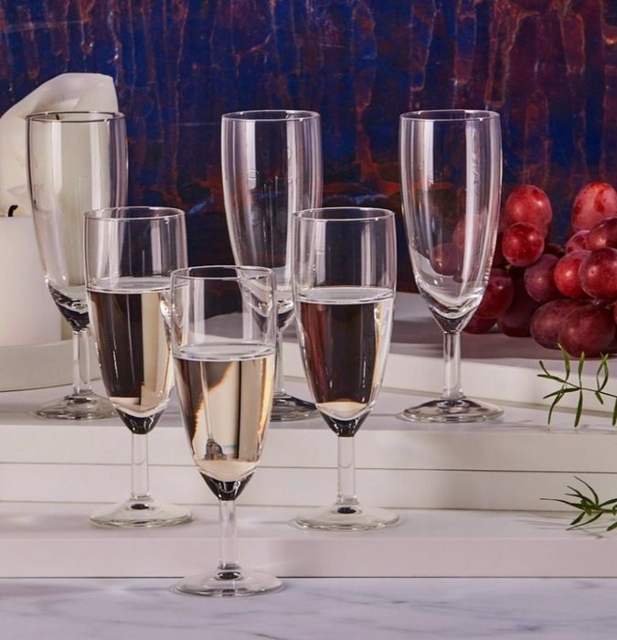 Kieliszki do szampana 150ml Krosno 6szt