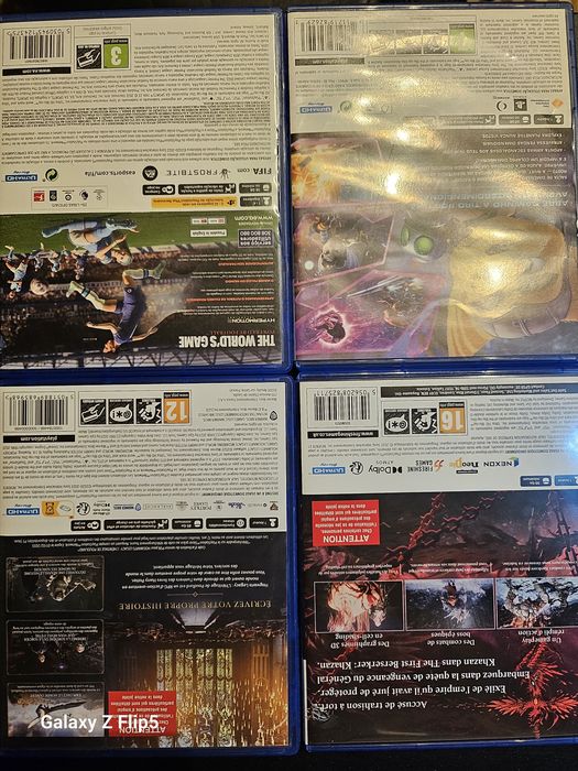 Vendo 4 Jogos PS5 (Ratchet, Hogwarts, FIFA23, Khazan) — Bom estado