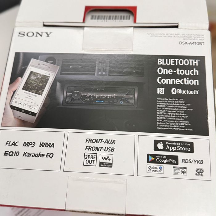 Autorrádio Sony DSX-A410BT (Bluetooth / USB / AUX / NFC)